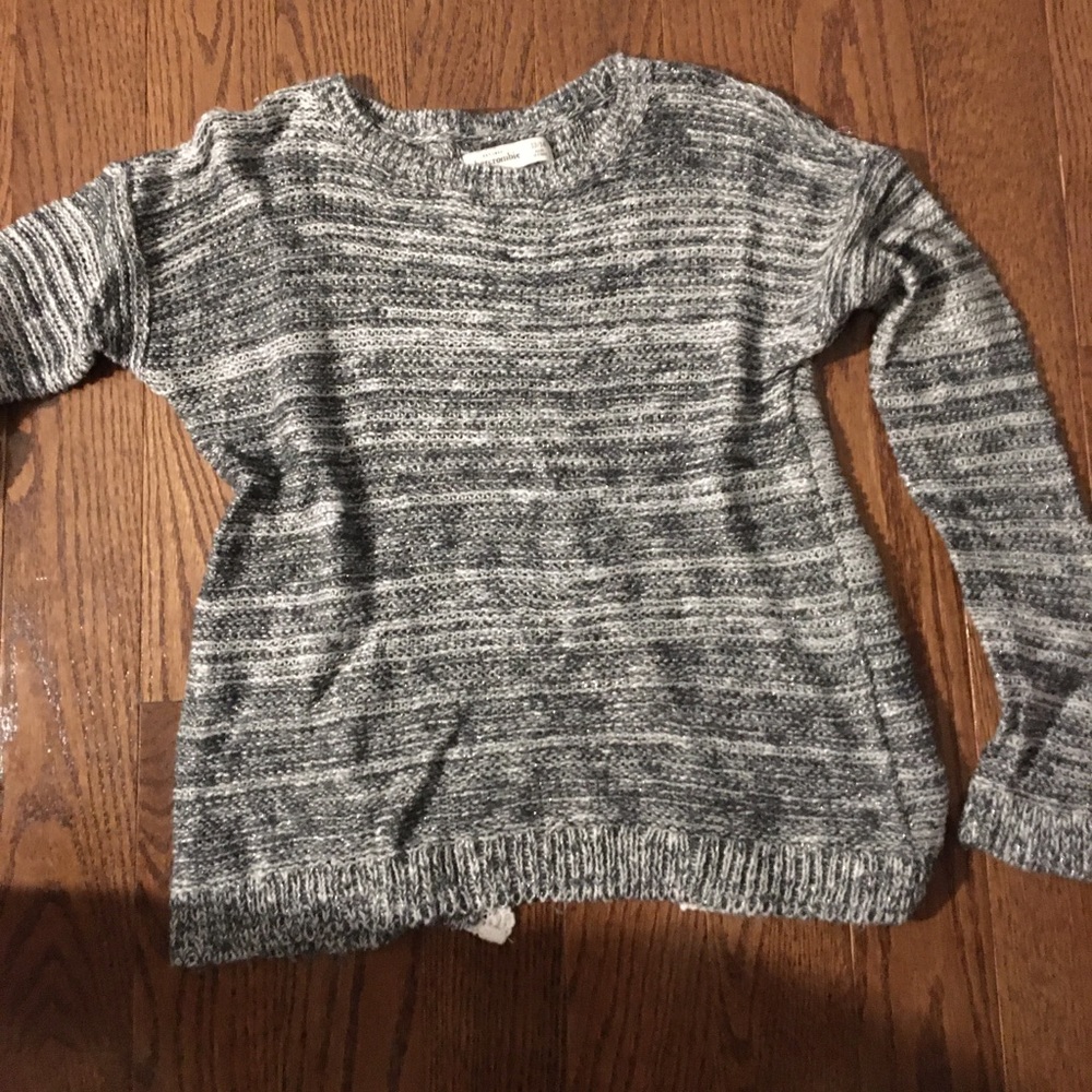 Grey Chunky Knit Sweater
